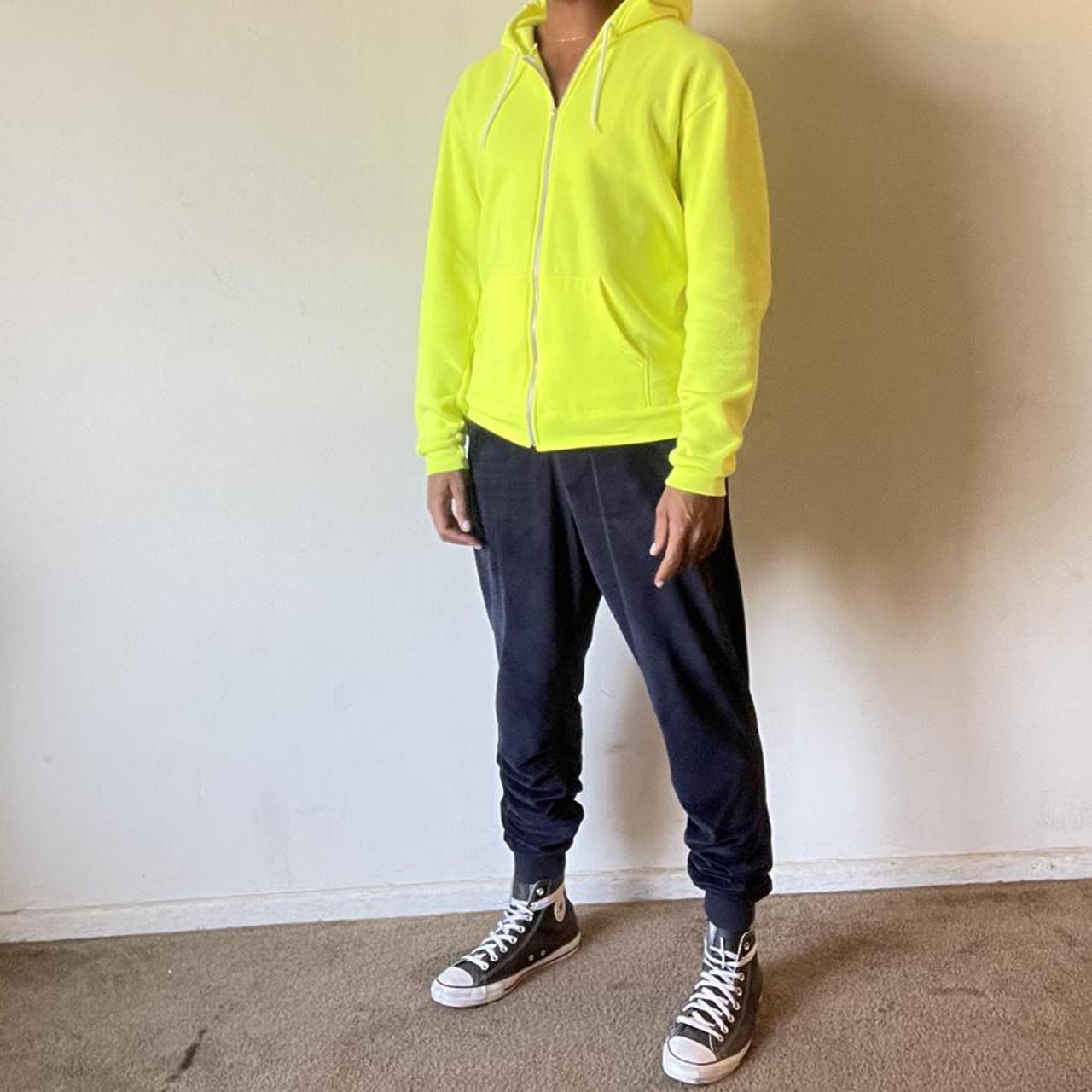 American Apparel Men's Yellow Jacket Depop
