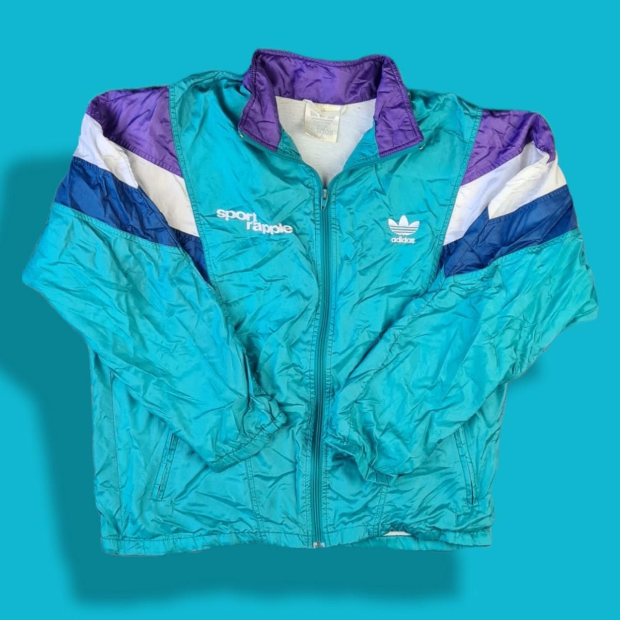 Vintage 80's Adidas Originals Windbreaker/Shell Suit... Depop