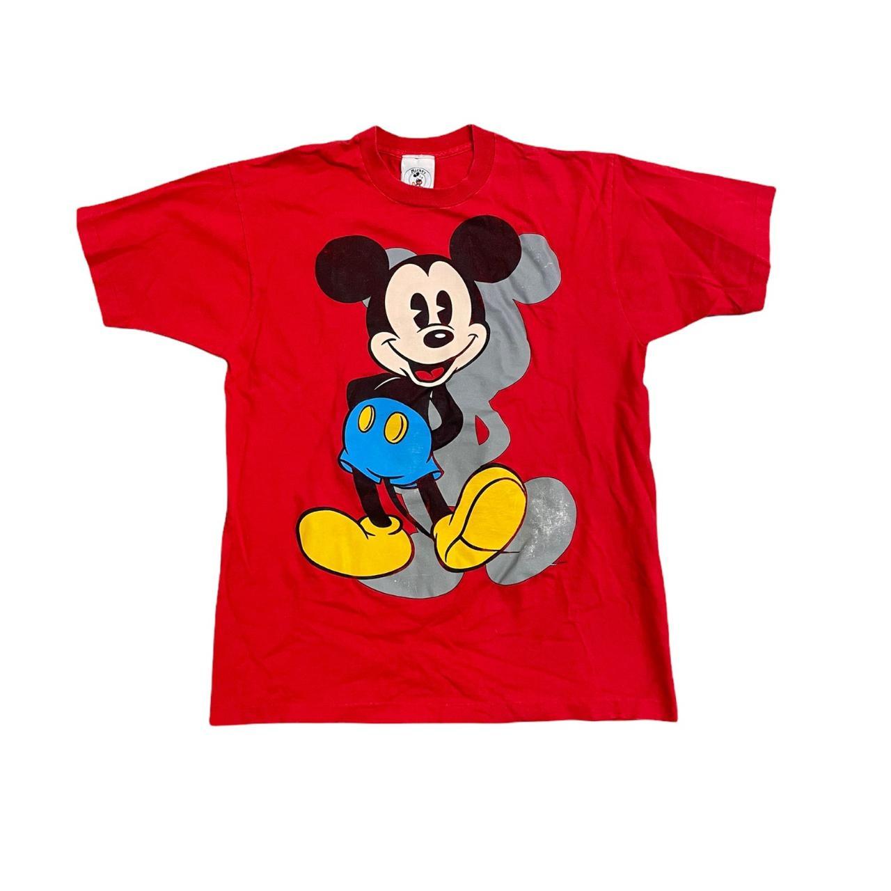 Disney Men's Red T-shirt | Depop