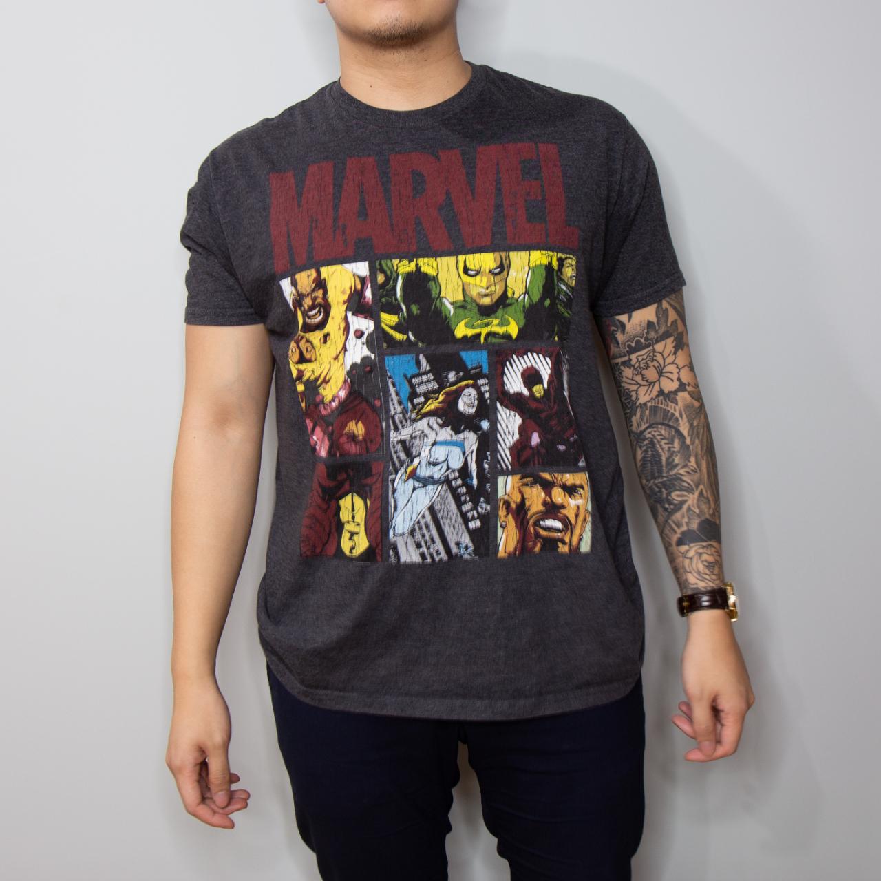 marvel defenders t shirt