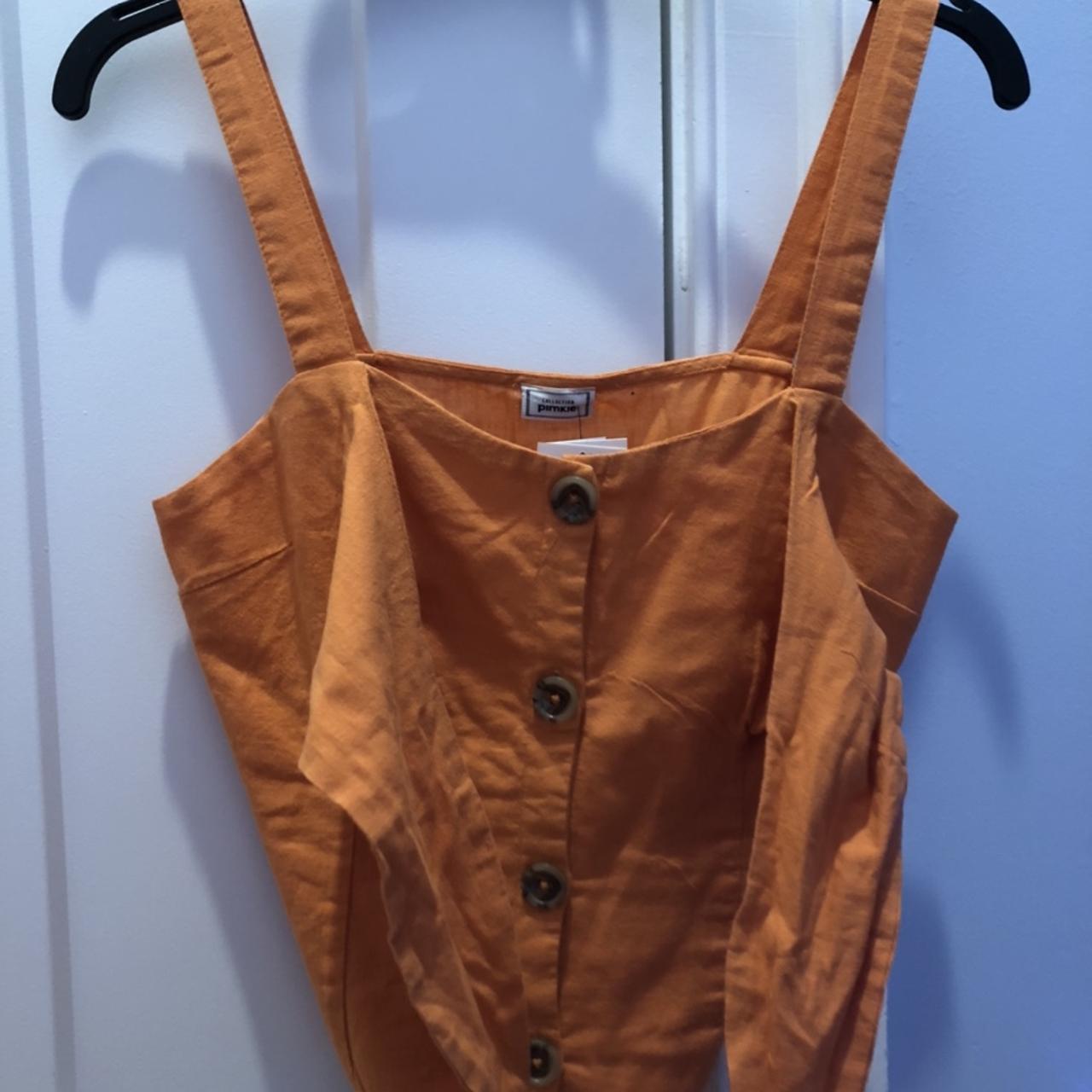 Pimkie Women's Orange Vest (2)