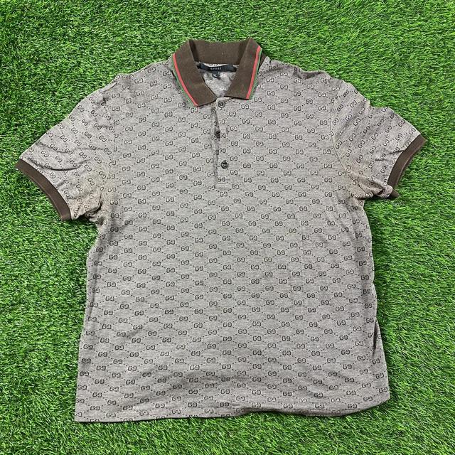 gucci monogram polo