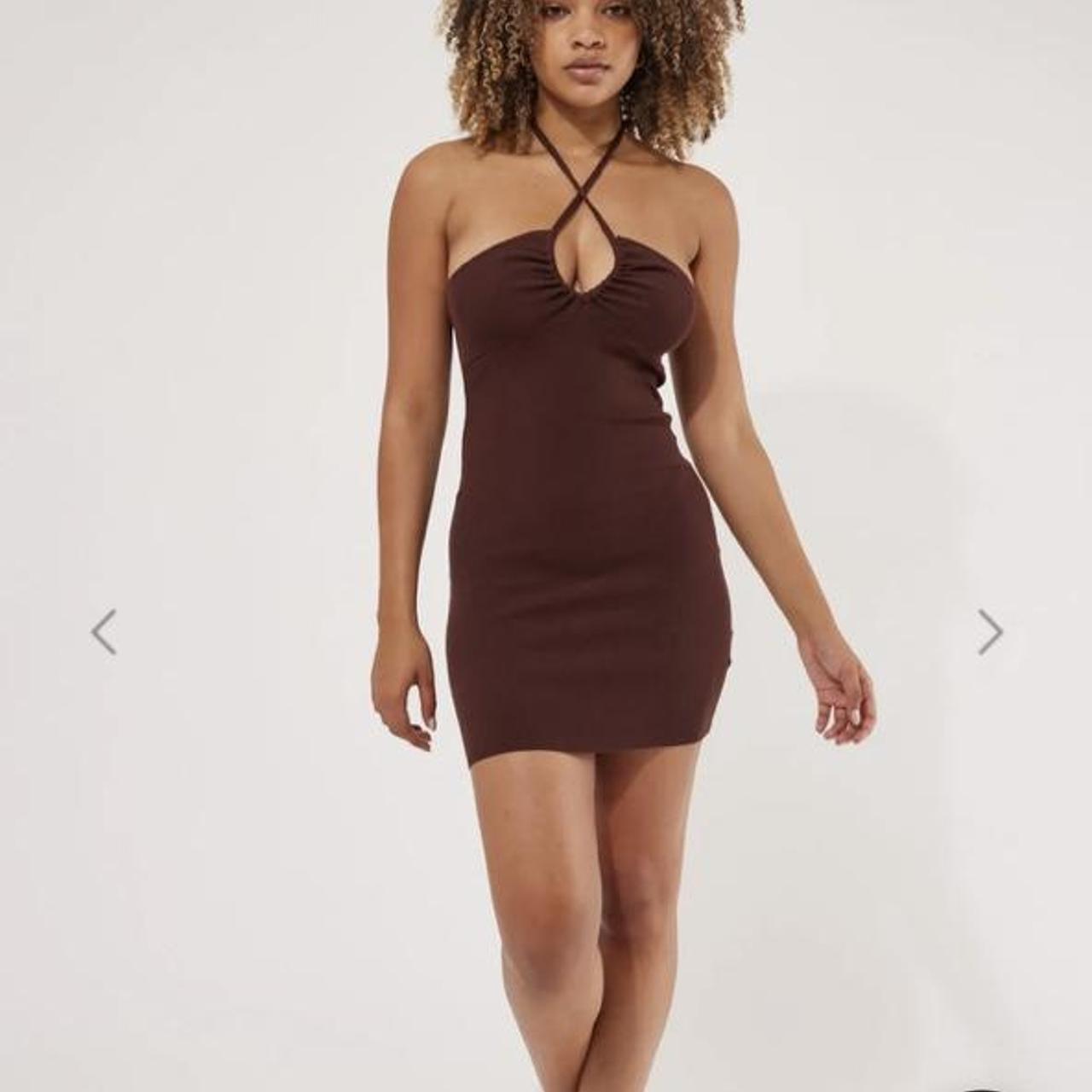 universal store brown dress