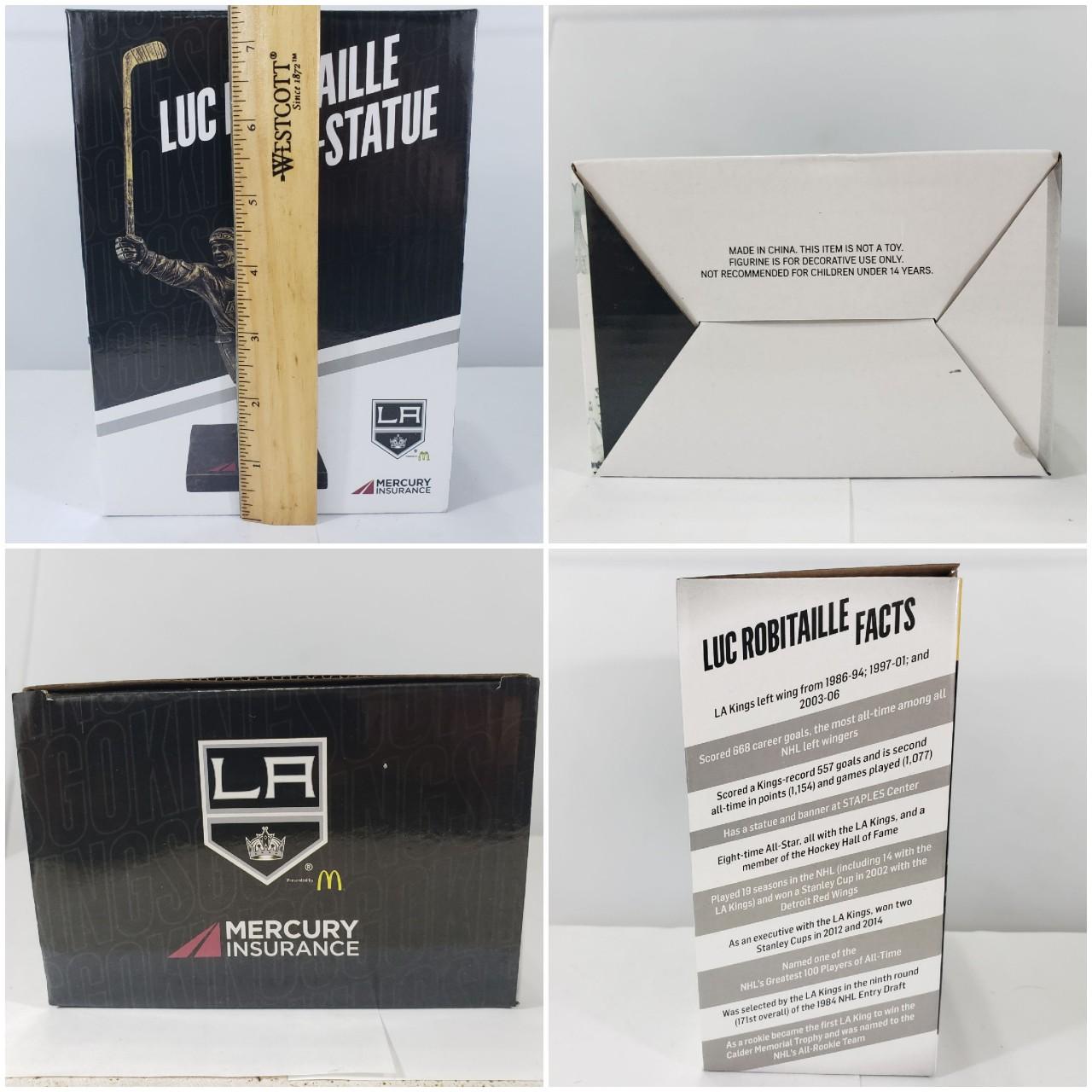 Luc Robitaille Mini Statue Los Angeles Kings Hockey - Depop