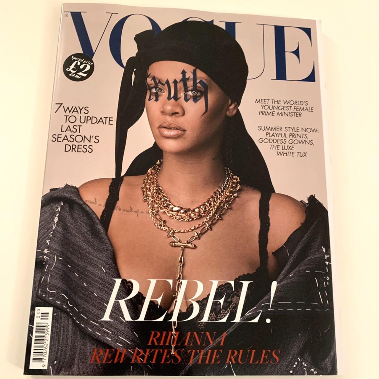 RIHANNA - VOGUE MAGAZINE UK MAY 2020 BRITISH EDITION NEW