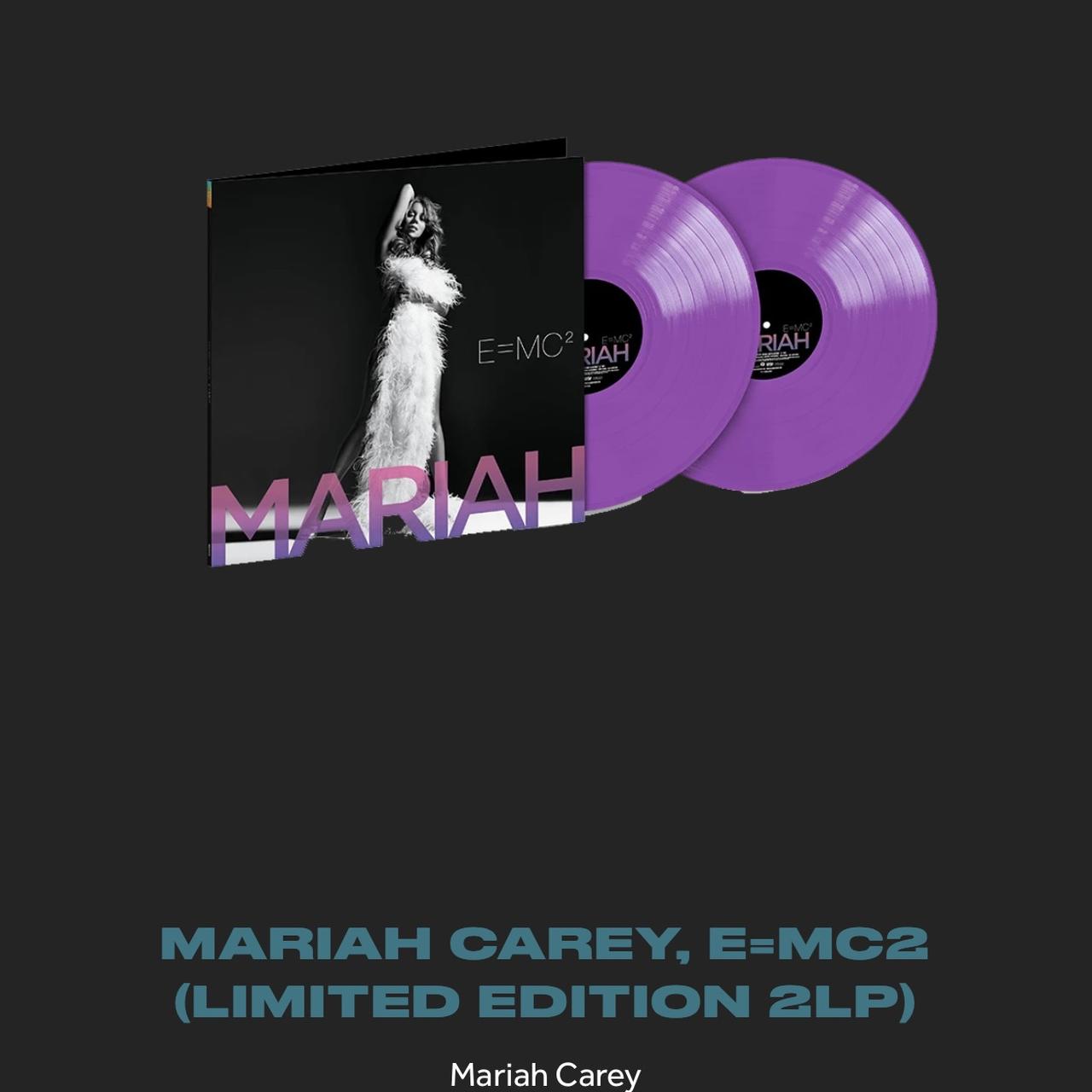 MARIAH CAREY E=MC2 Limited Edition Lavender Vinyl... - Depop