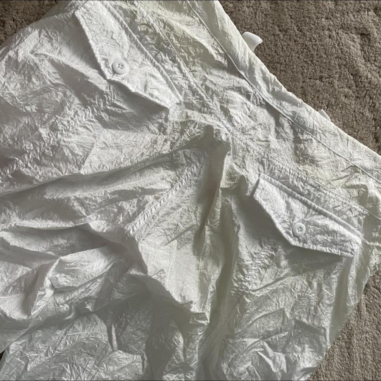 Olivia Neill Motel parachute pants in white size... Depop