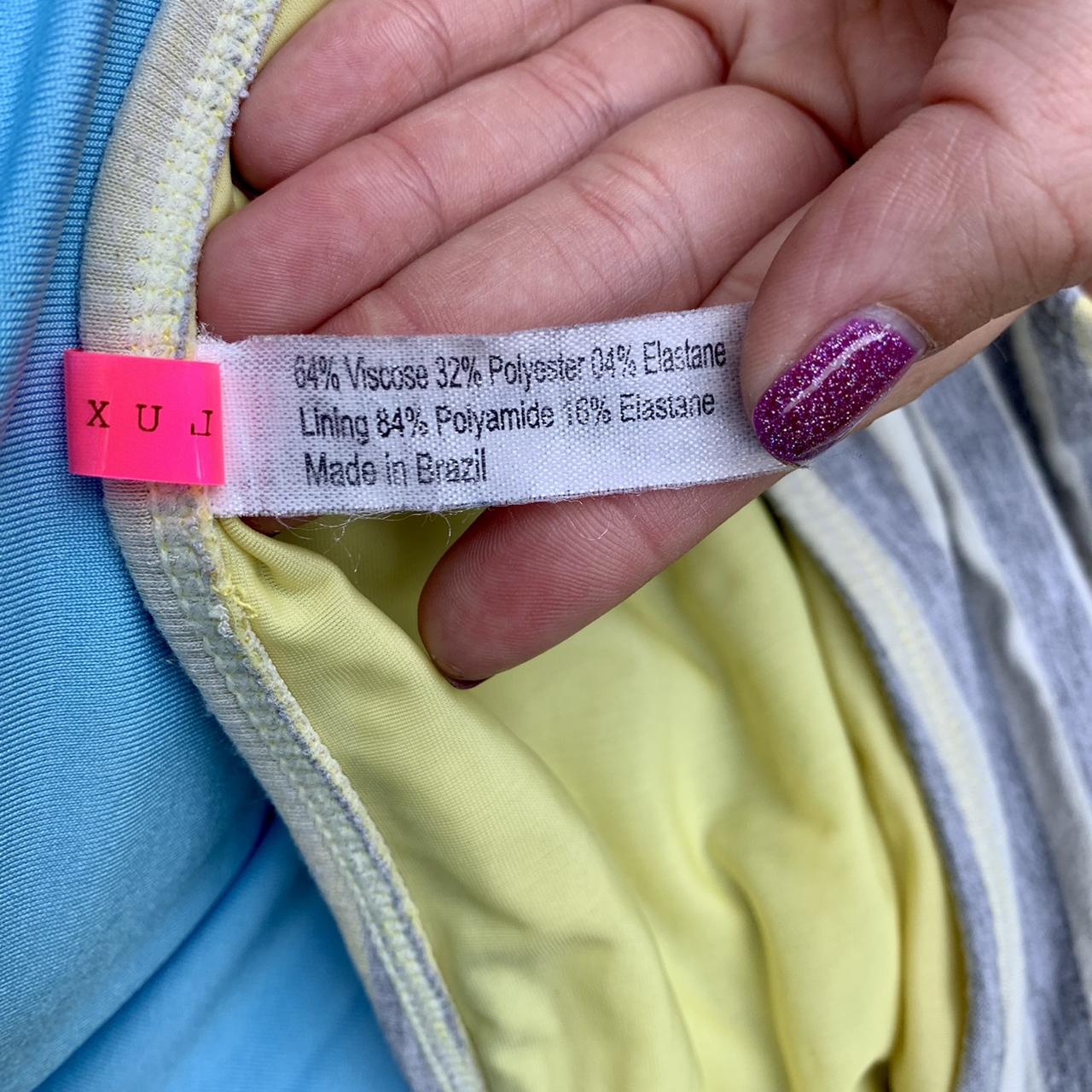 American Vintage Women's Yellow and Grey Suit Depop