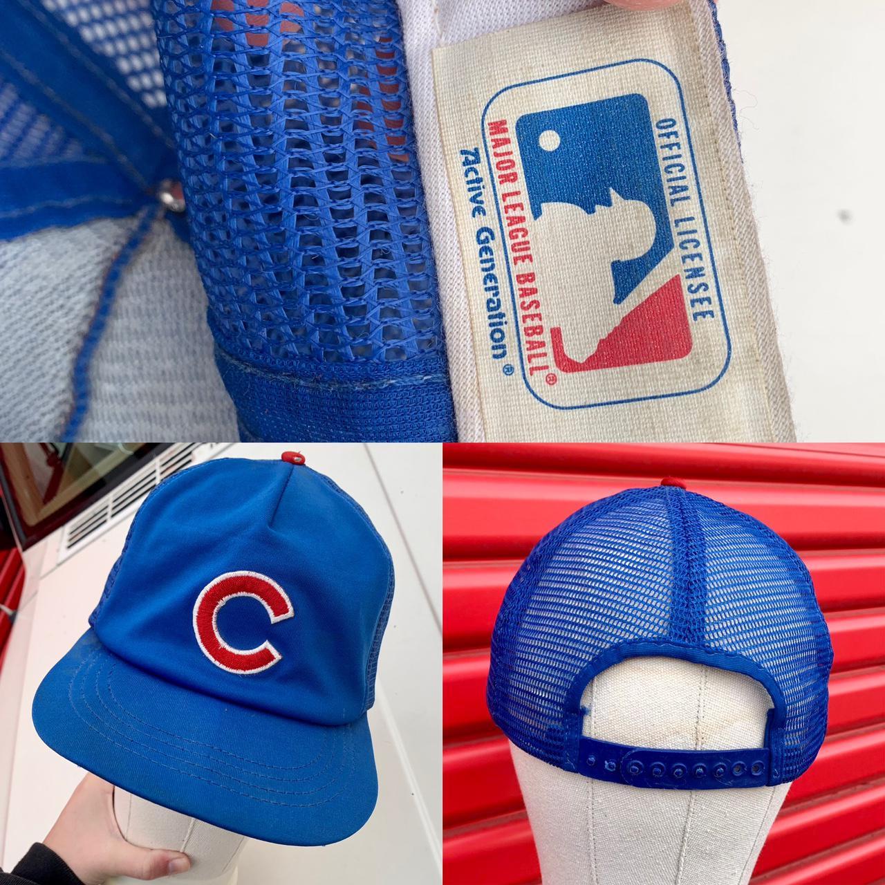 American Vintage Men's Red and Blue Hat (4)