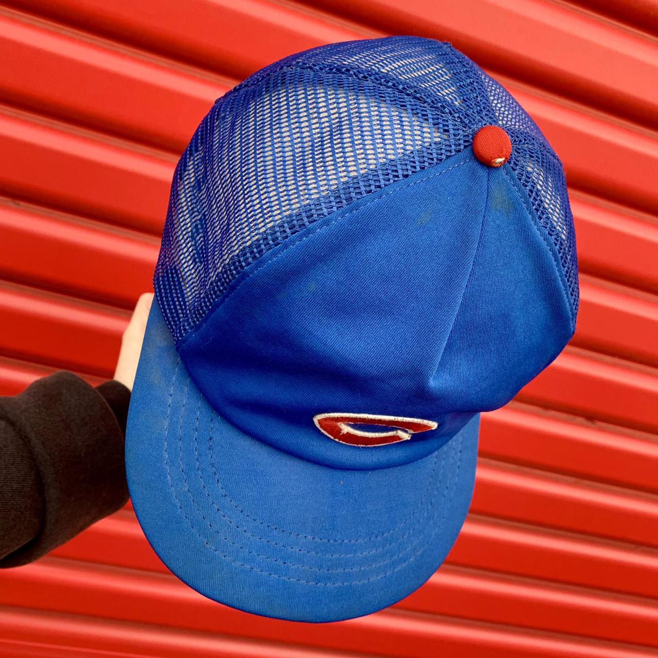 American Vintage Men's Red and Blue Hat (2)