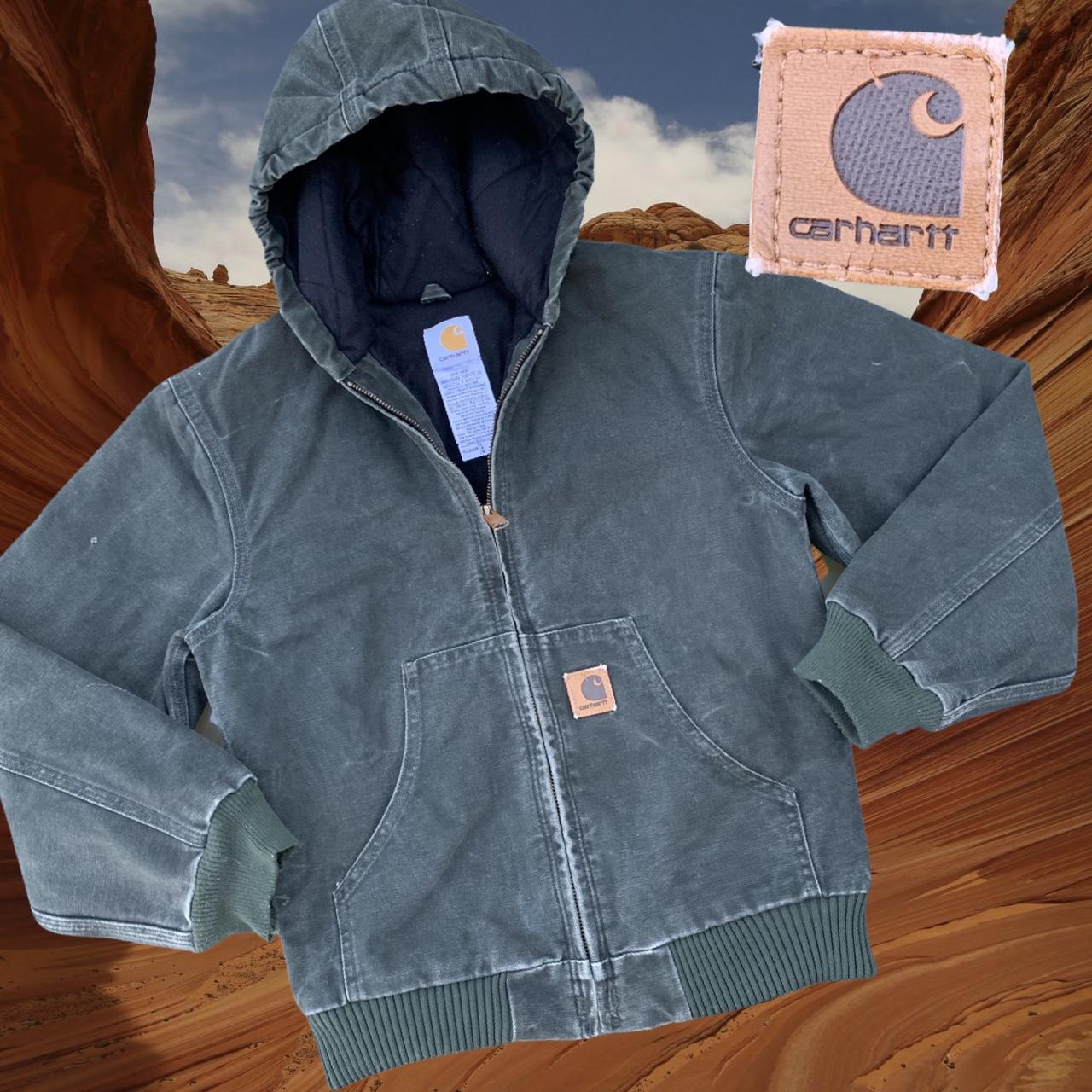 olive green carhartt jacket