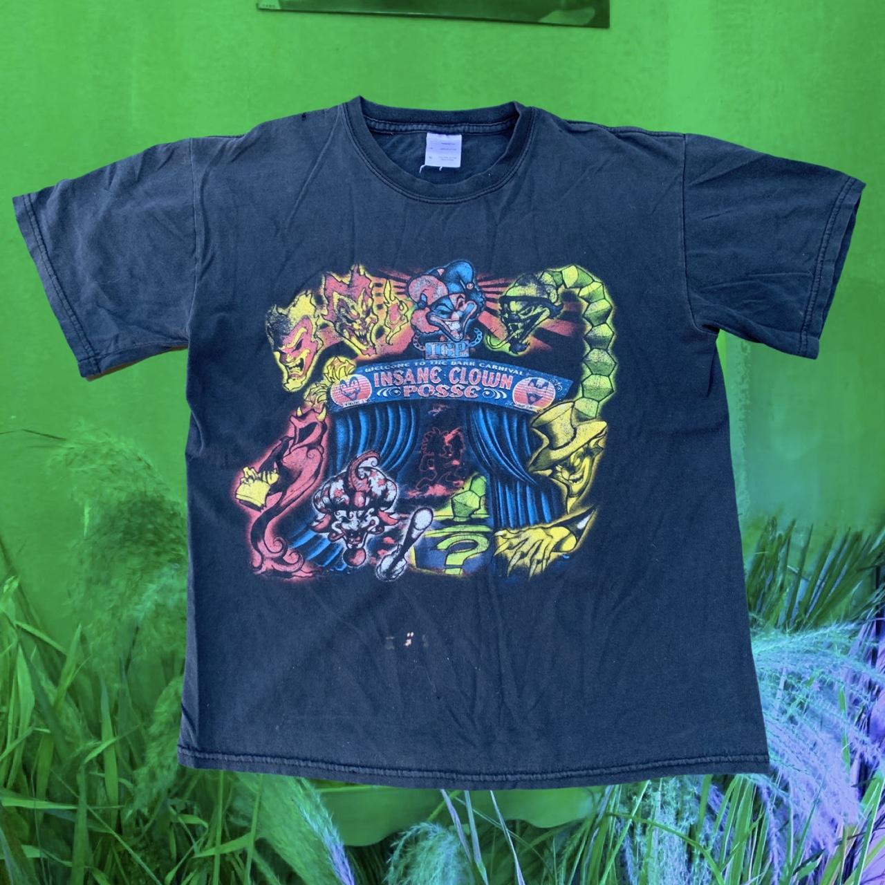 WELCOME TO THE DARK CARNIVAL ICP 🍭 BAND TEE 🥰 SUPER... - Depop