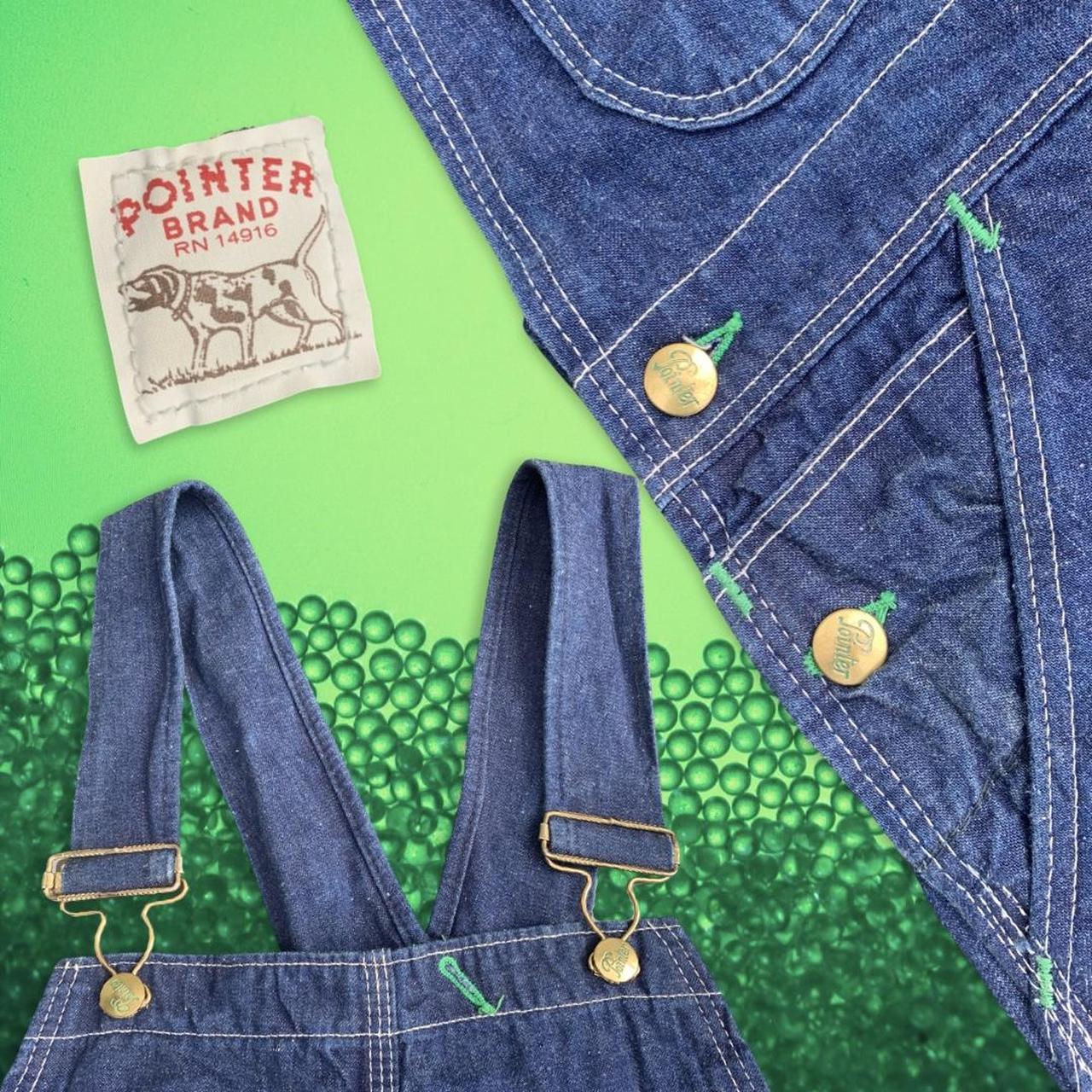 1990s POINTER BRAND DENIM OVERALL PANTS 💚 THESE ARE - Depop