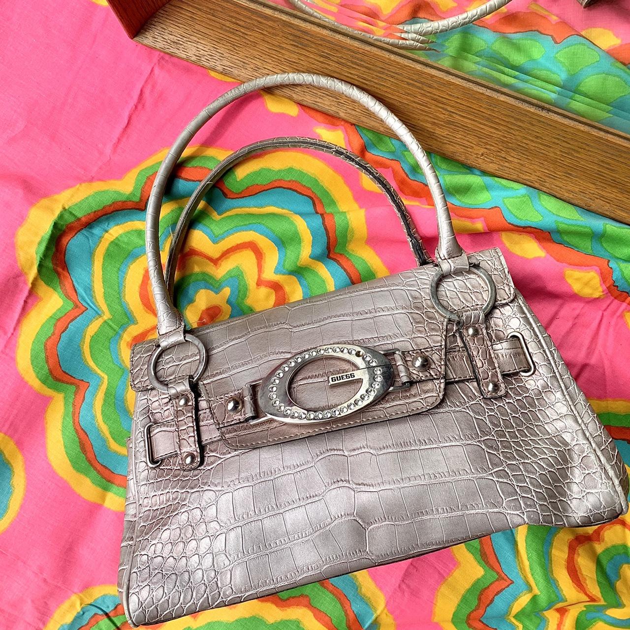 G by Guess brand over the shoulder purse! Patent - Depop