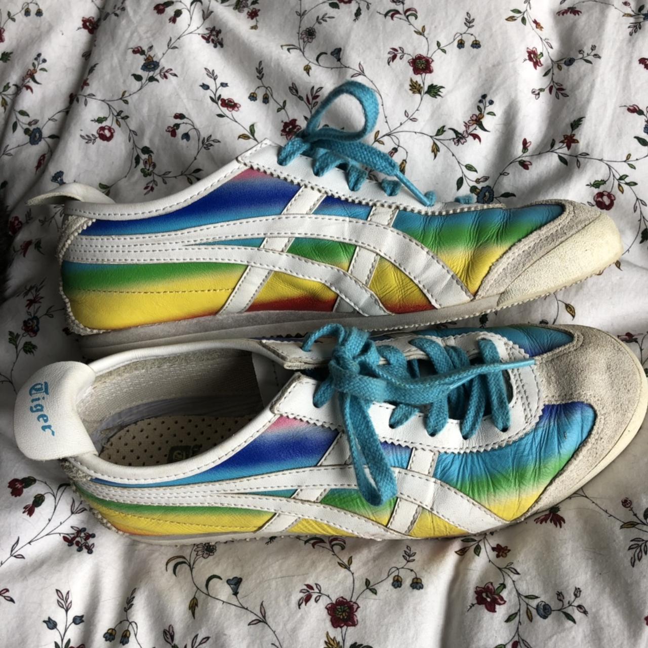 Rainbow ONITSUKA TIGER Mexico 66 Tagged as Euro. Depop