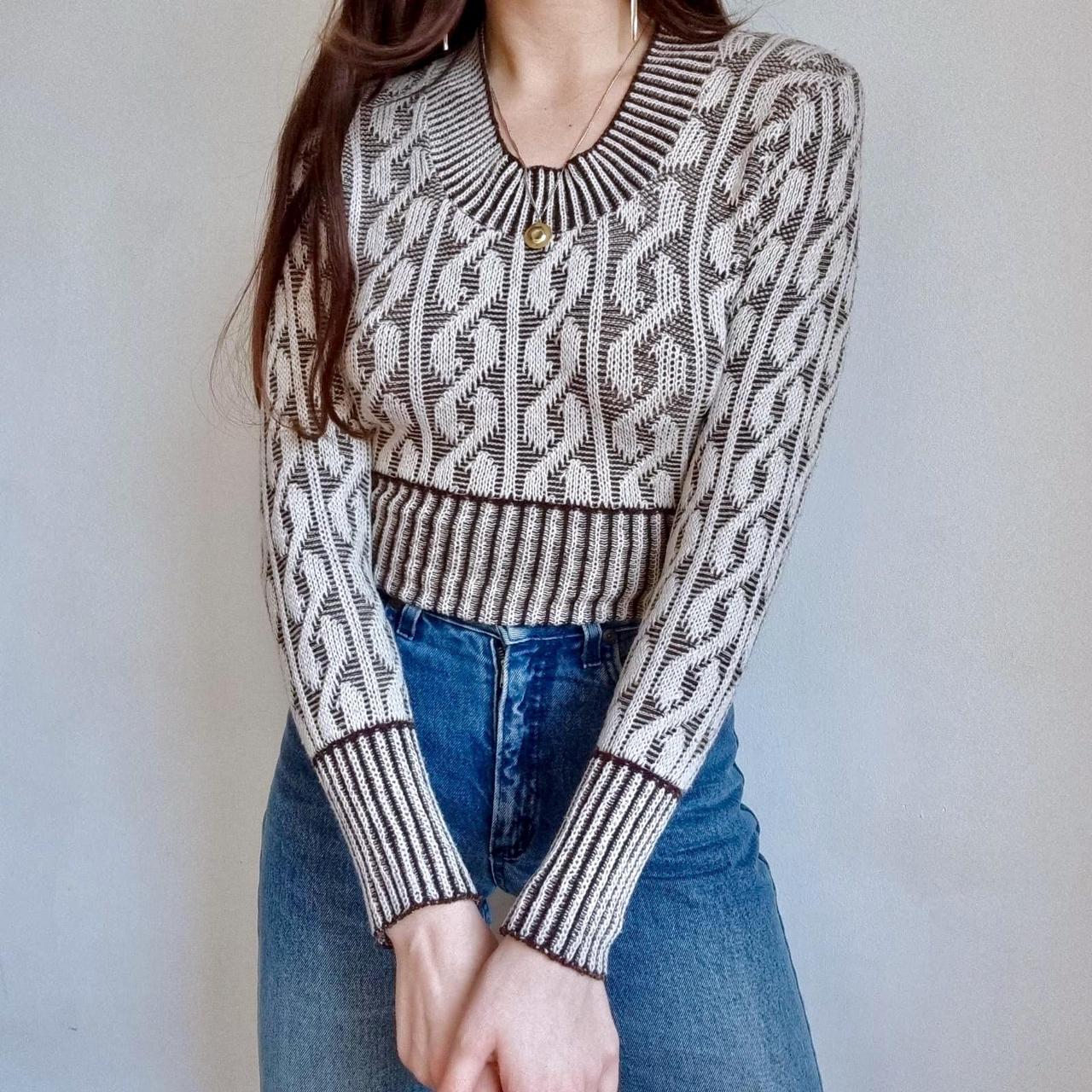 90s knitted sweater