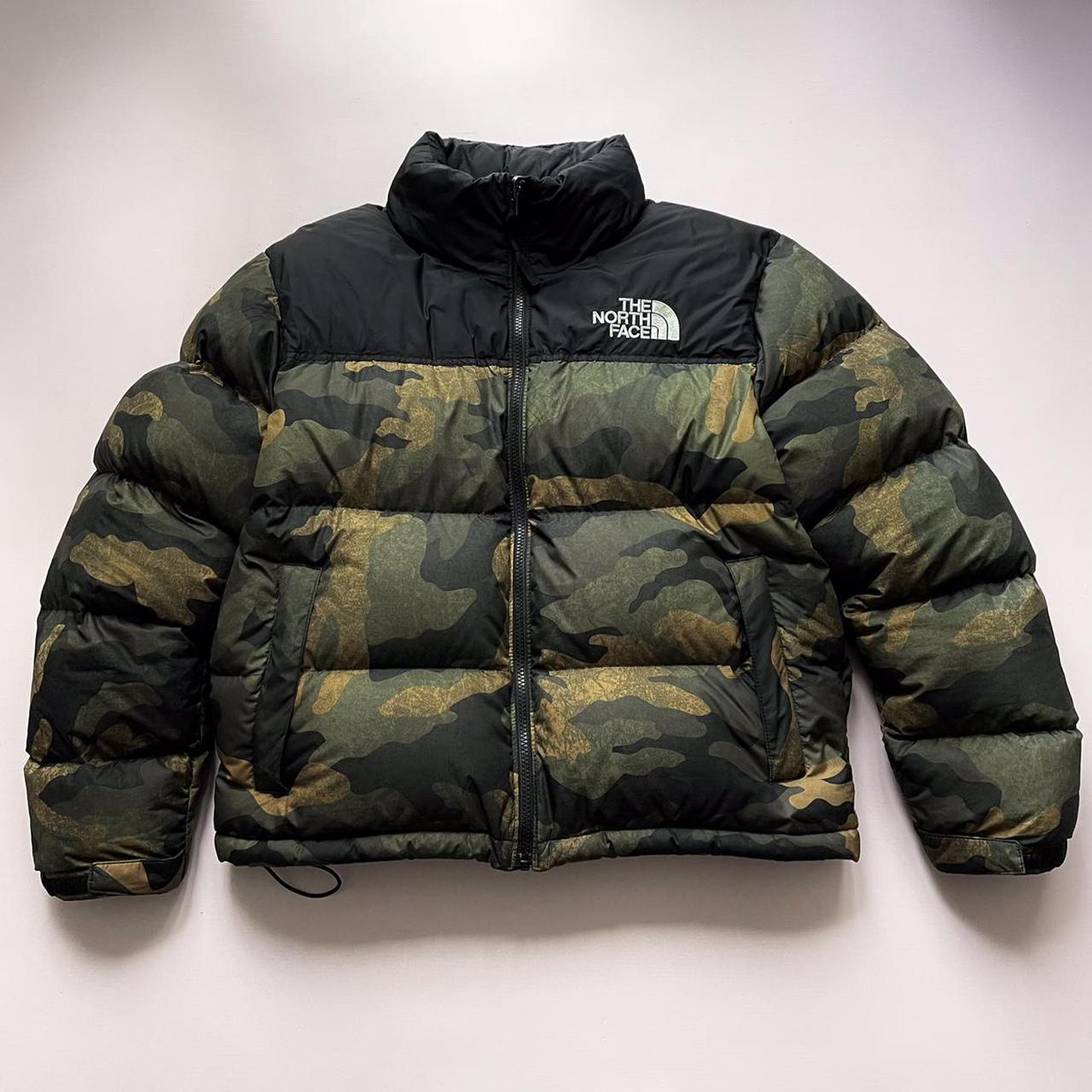 nuptse camo jacket