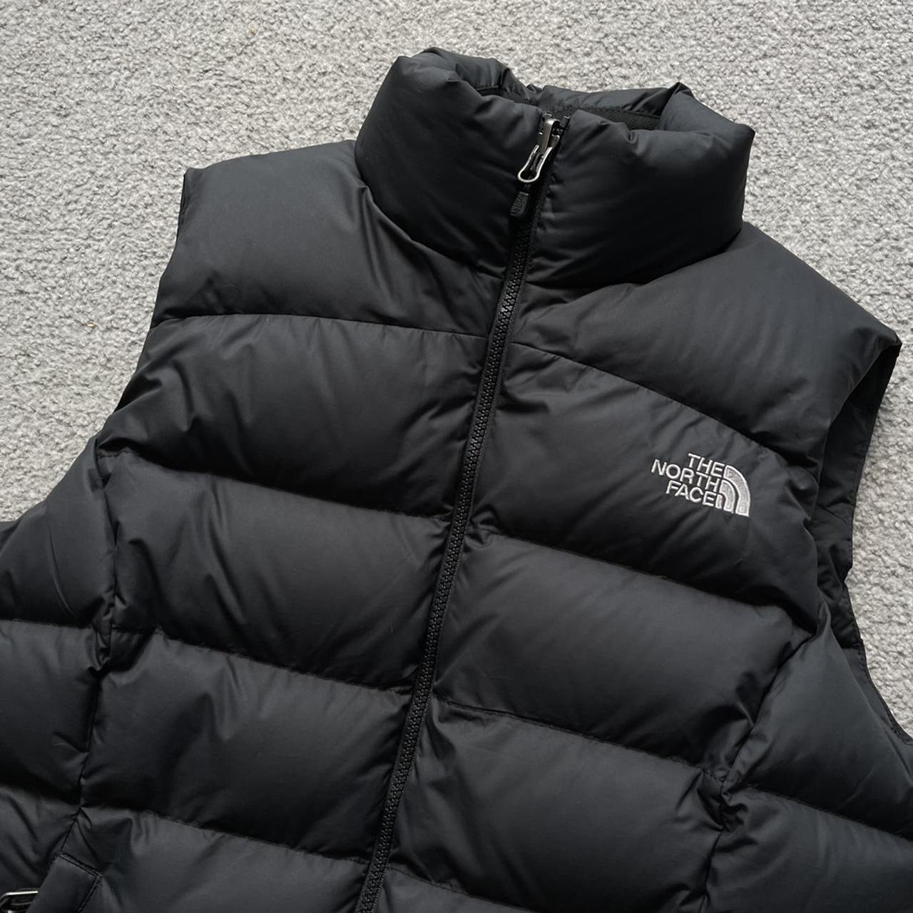 north face black body warmer womens