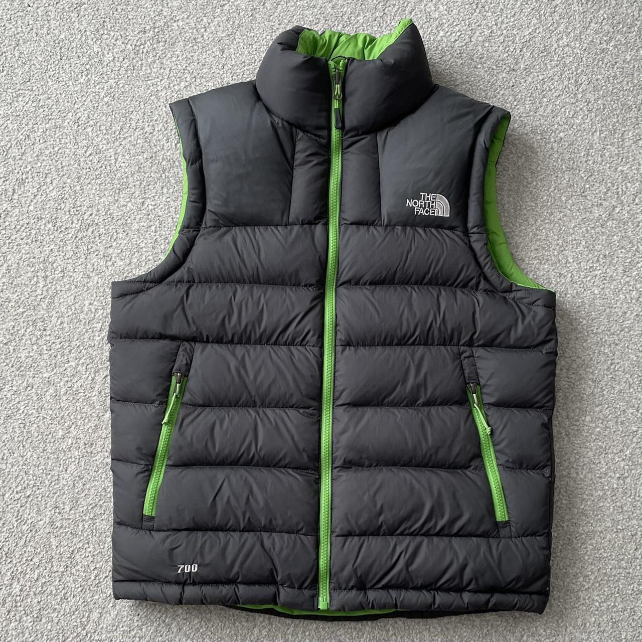 north face gilet grey