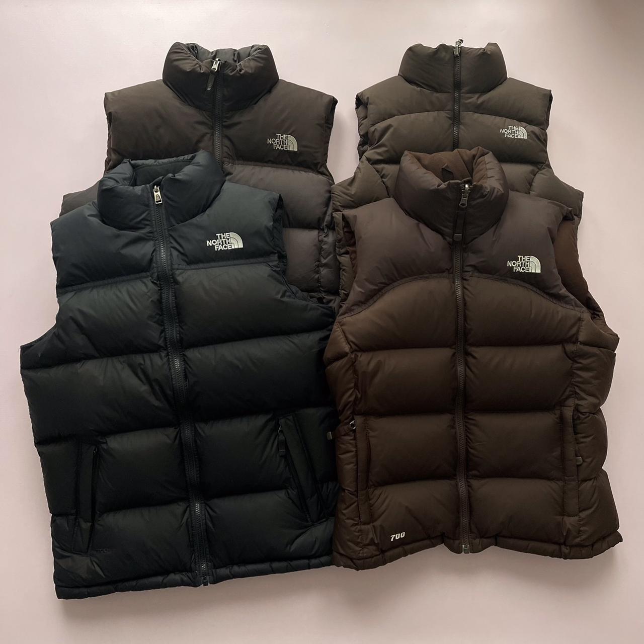 the north face brown body warmer