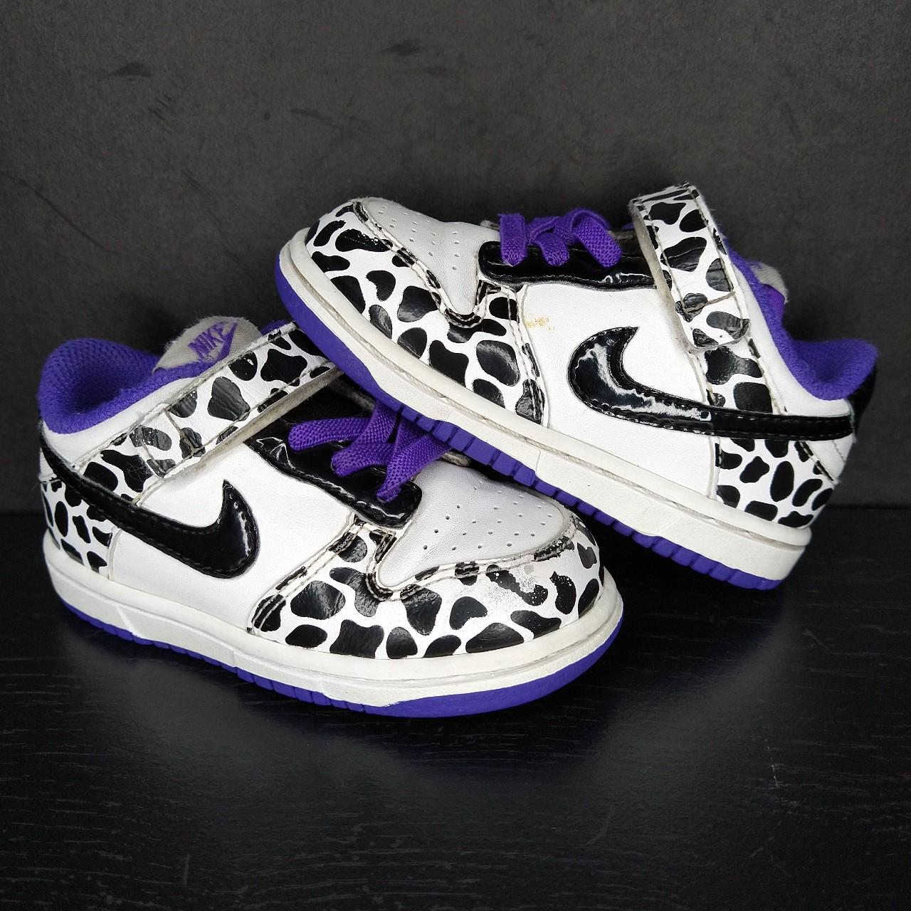 nike dunks cow print