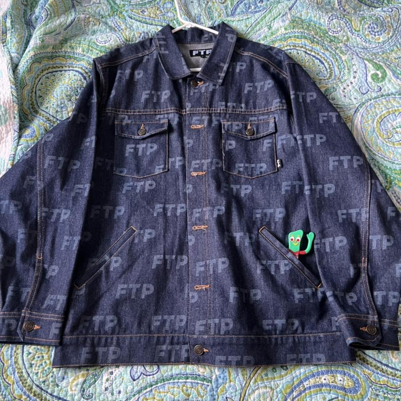 FTP All Over newest Denim Jacket NEW