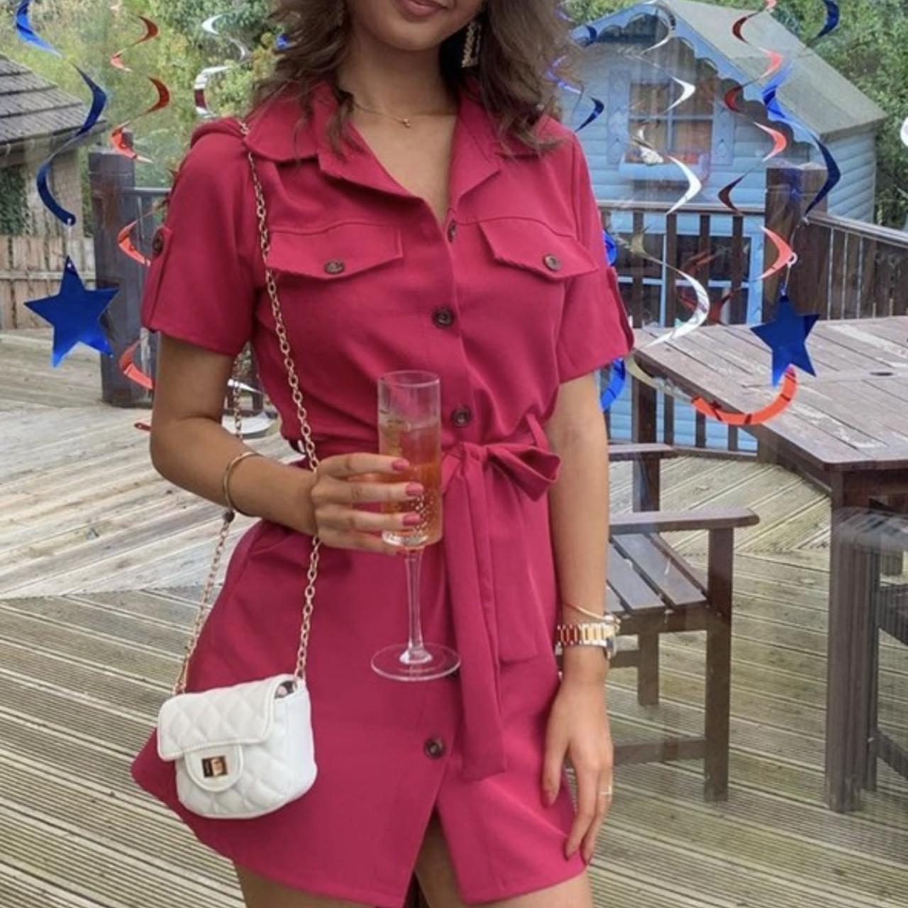 Pink dress only ever been worn once Love this but&mldr; - Depop