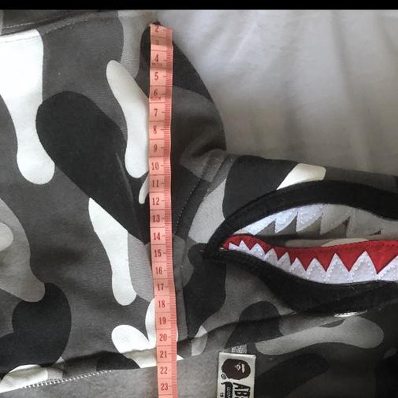 Measurements for bape hoodie Do not buy - Depop