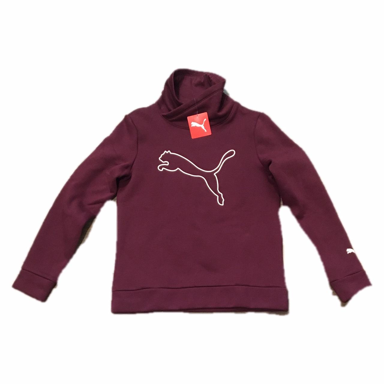Puma cowl neck sweatshirt discount