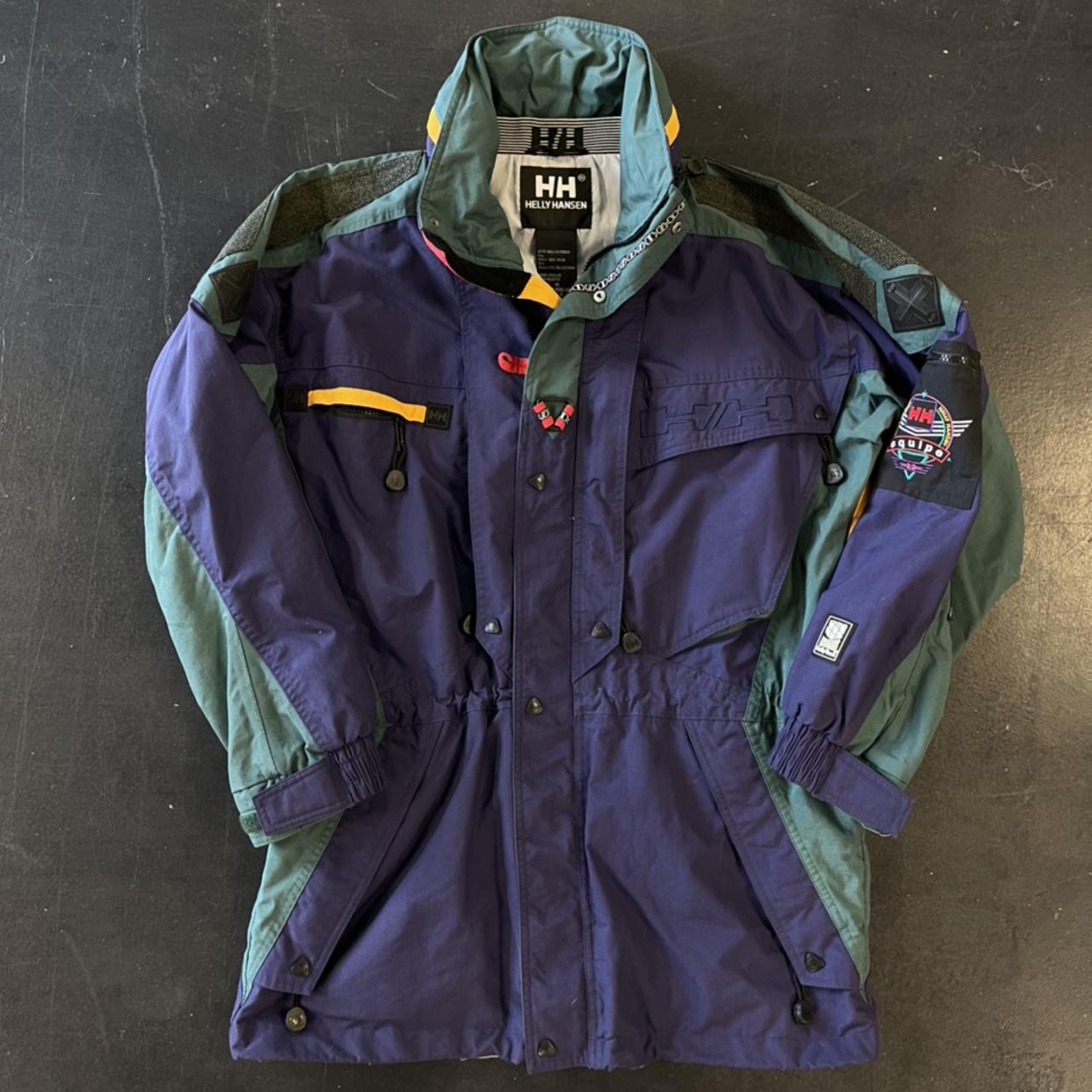 Crazy Vintage Helly Hanson 90s Ski Jacket Size... - Depop