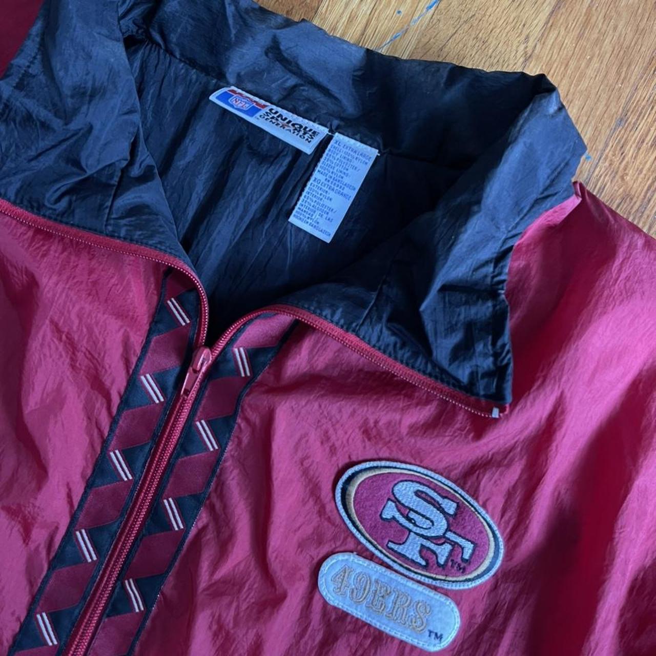 Vintage 90's San Francisco 49ers Windbreaker Jacket - Depop