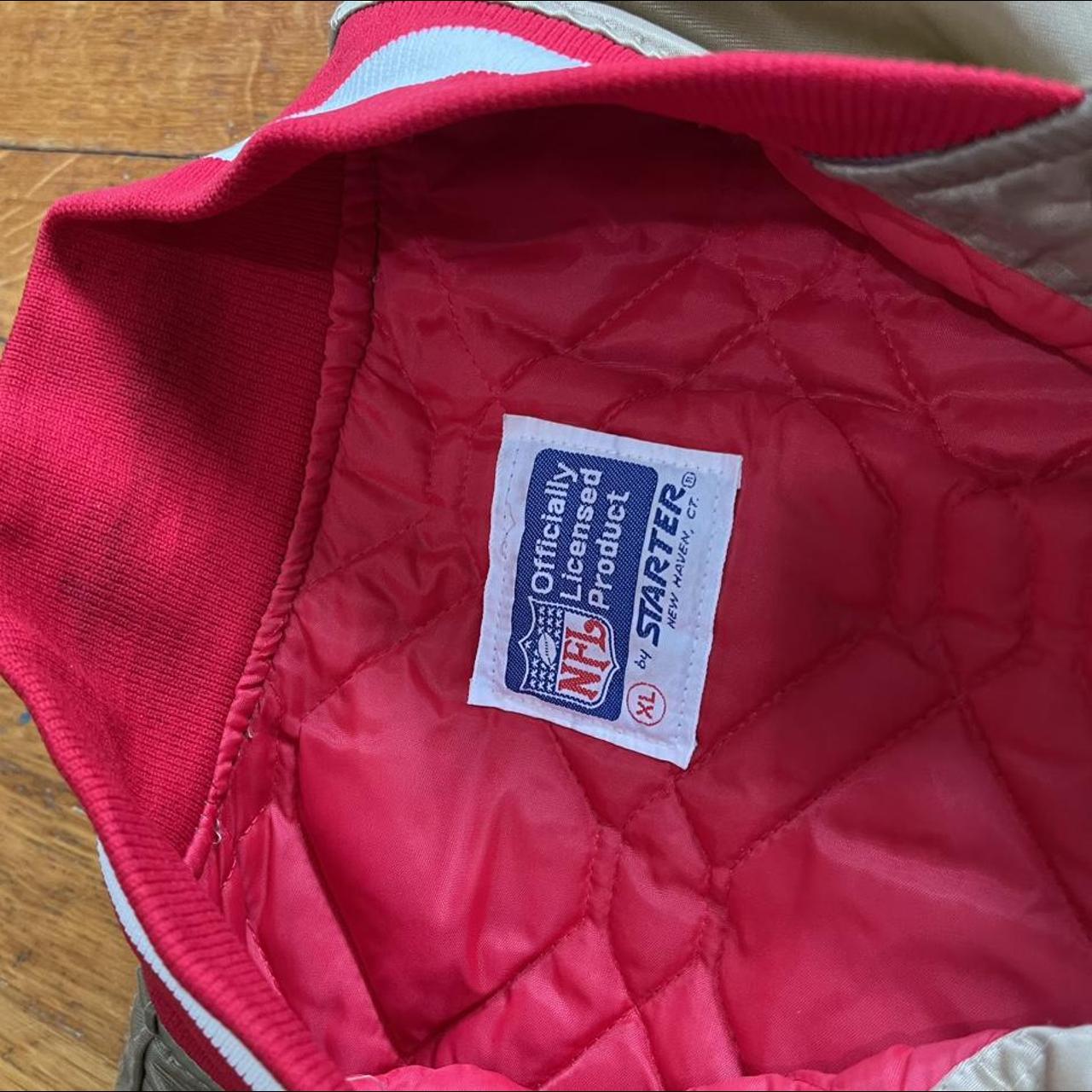 1980s San Francisco 49ers satin jacket Few marks - Depop