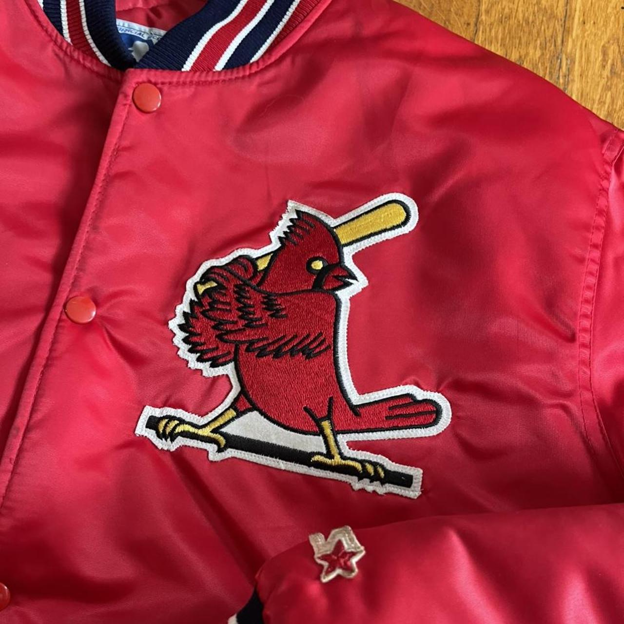 Vintage 80s St. Louis Cardinals Zip-Up jacket (Size: - Depop