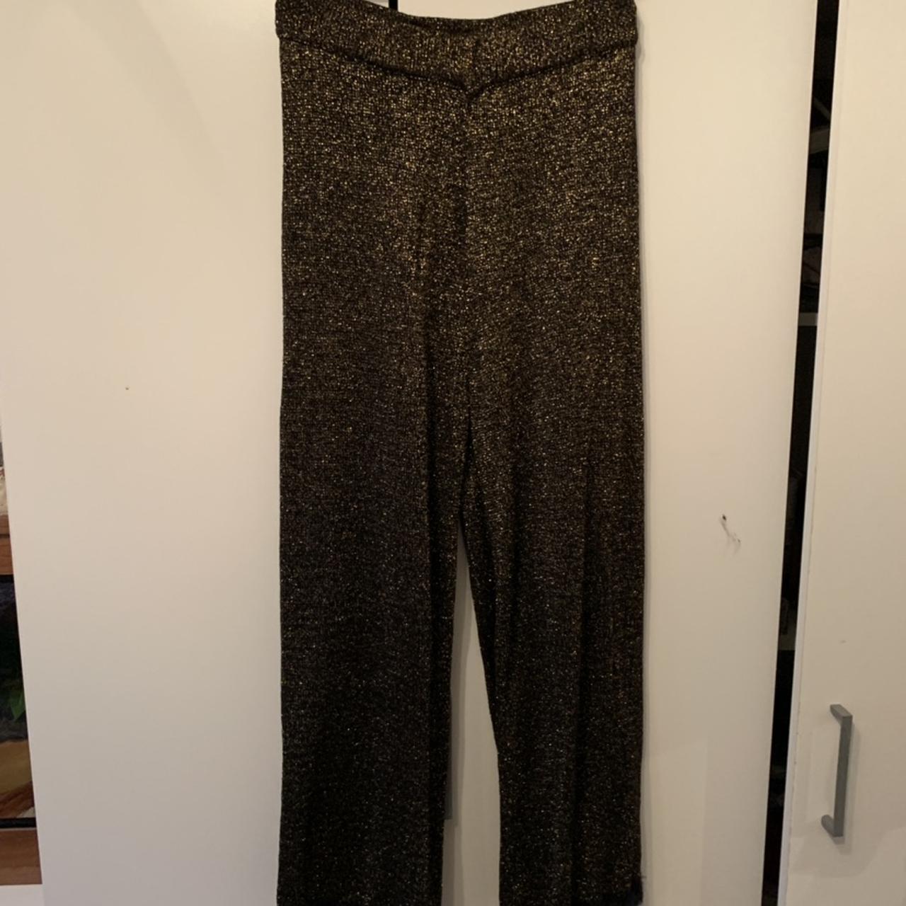 ZARA Sequin Casual Pants for Women | Mercari