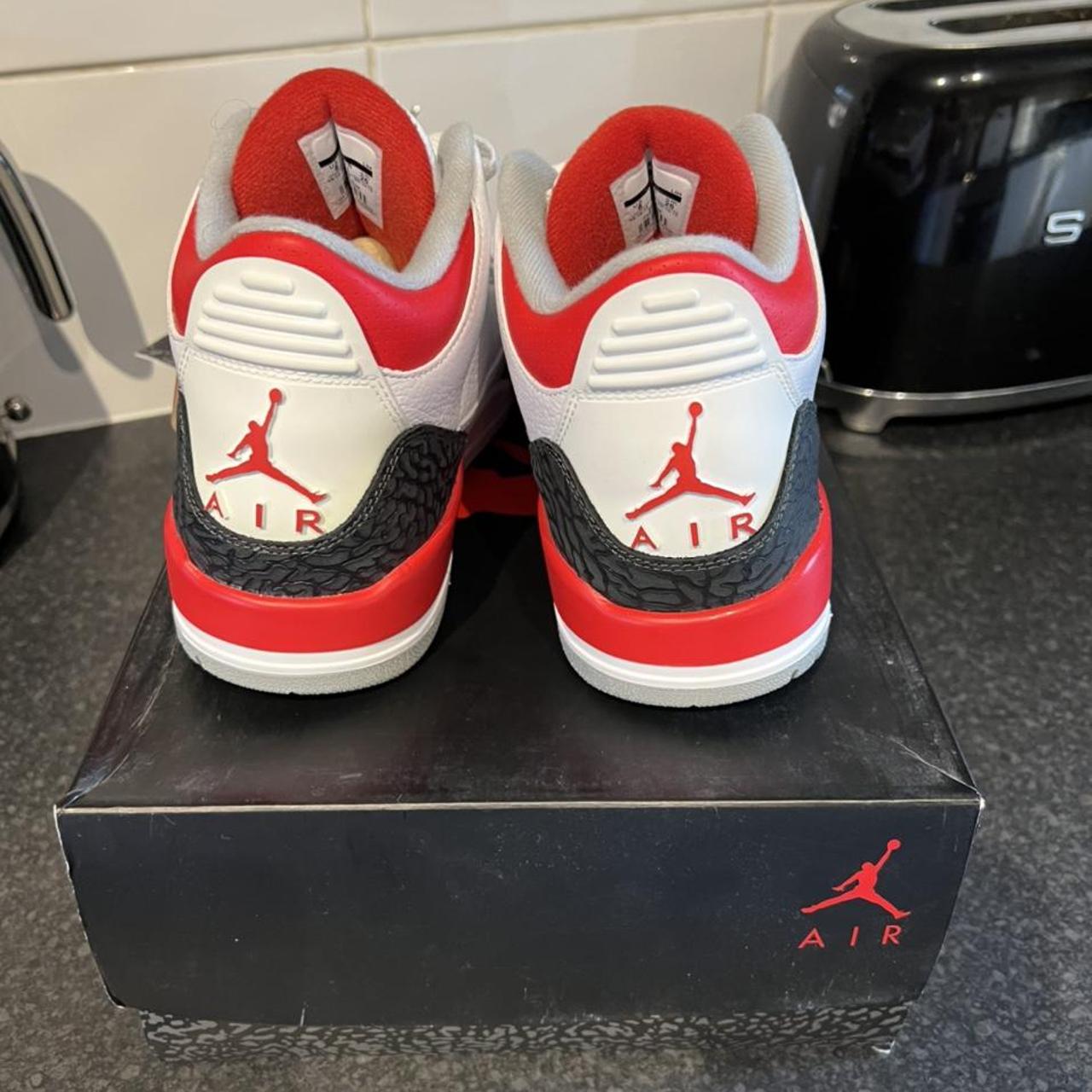 Air jordan 3 fire red 2013 release brand new stored... - Depop