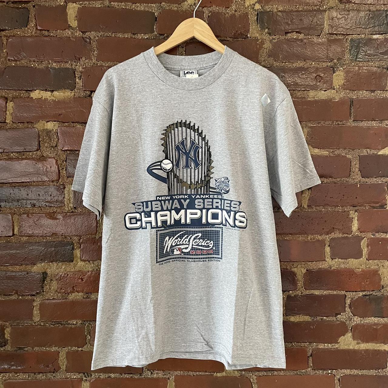 vintage new york yankees subway series graphic... - Depop