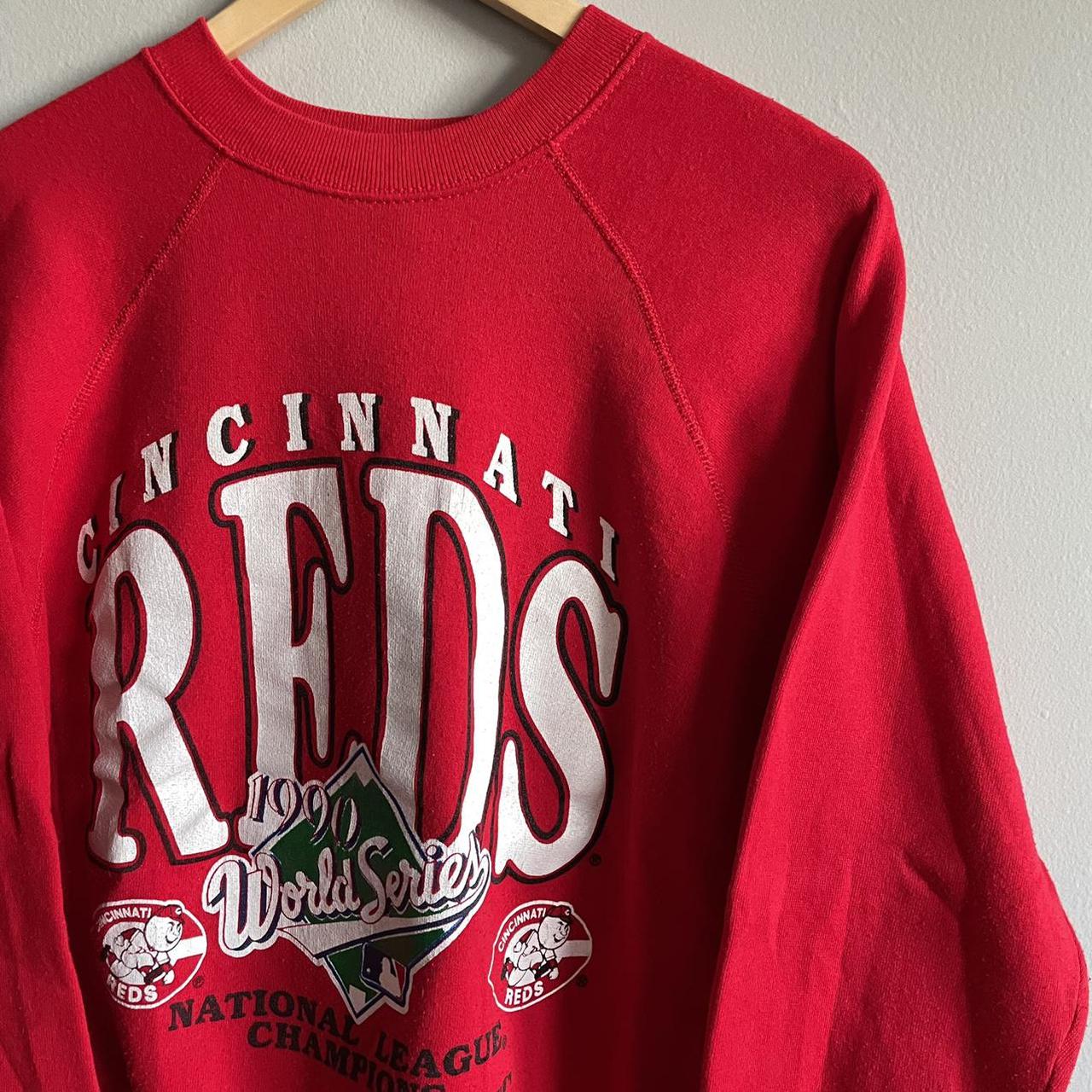 vintage 1990s mlb Cincinnati reds... - Depop