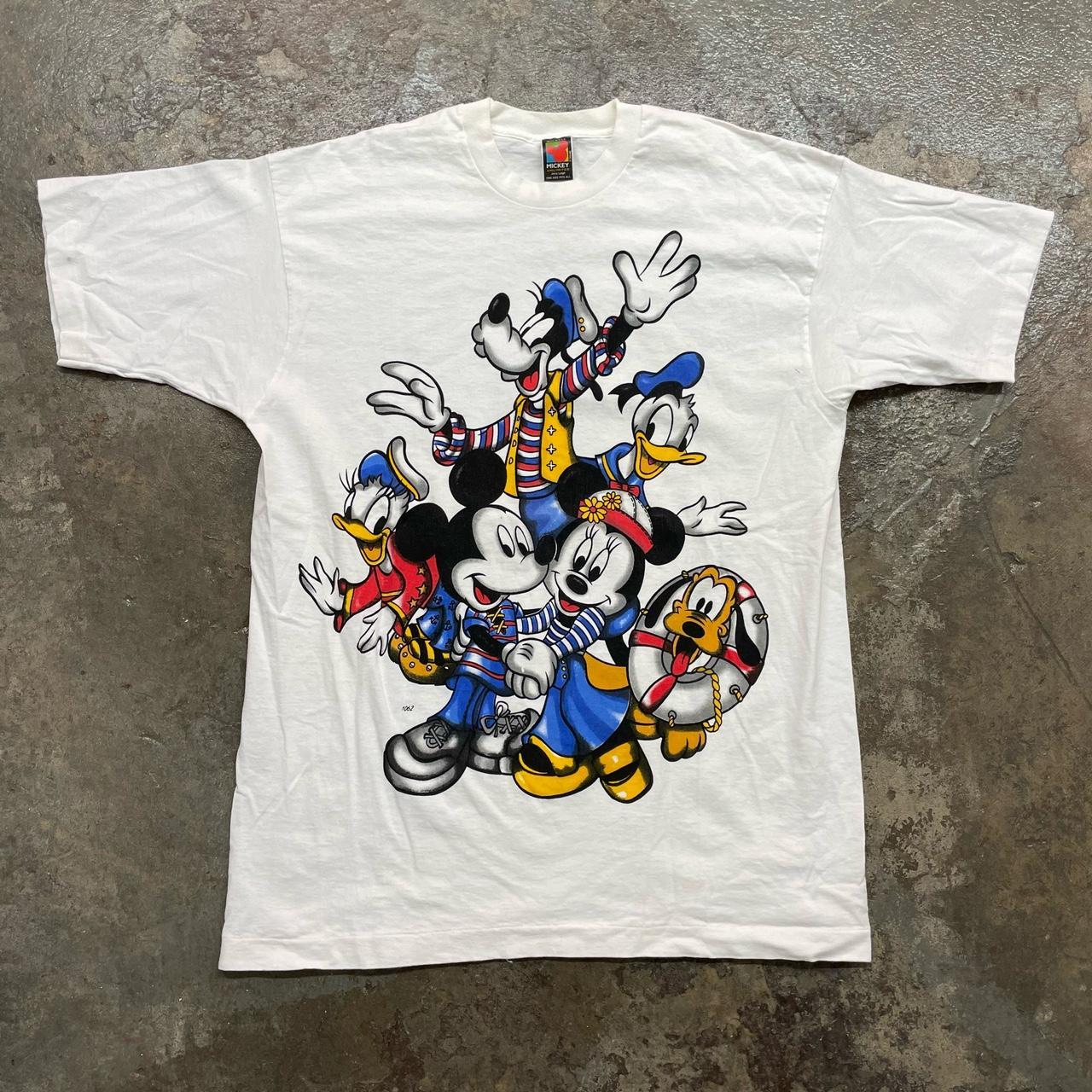 vintage 1990s disney mickey mouse vibrant fun... - Depop