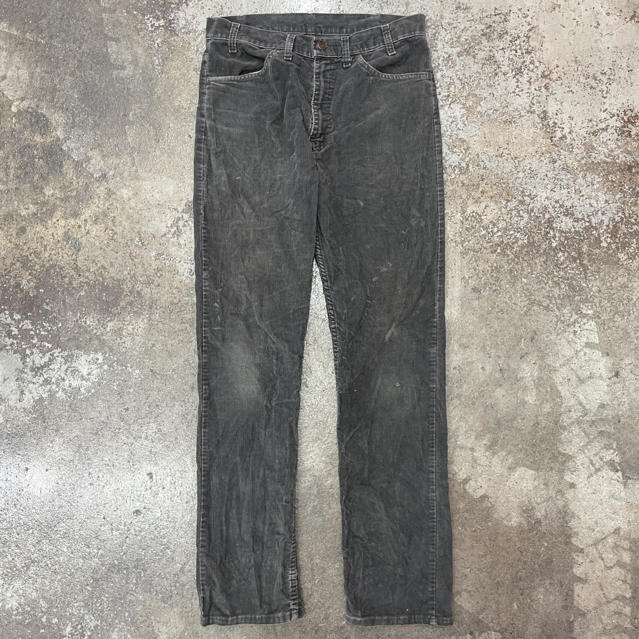 vintage 1980s Levi's faded corduroy work jeans Fit... - Depop