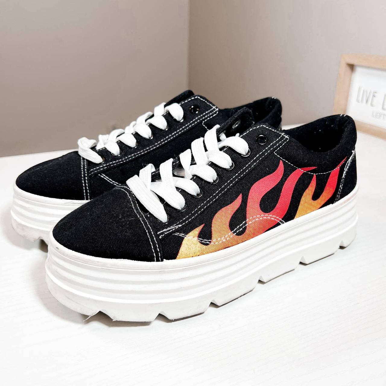 the furies flamed chunky trainers