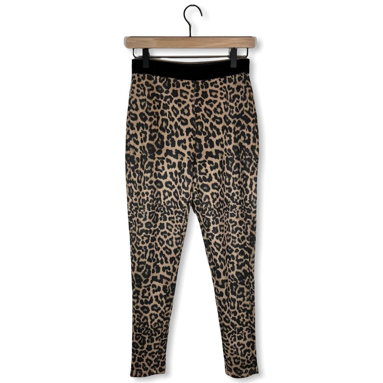 zara leopard print leggings