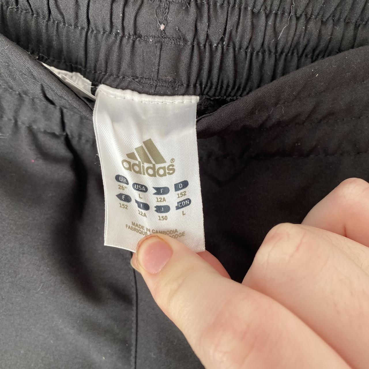 Adidas tracksuit bottoms 26inch waist - Depop