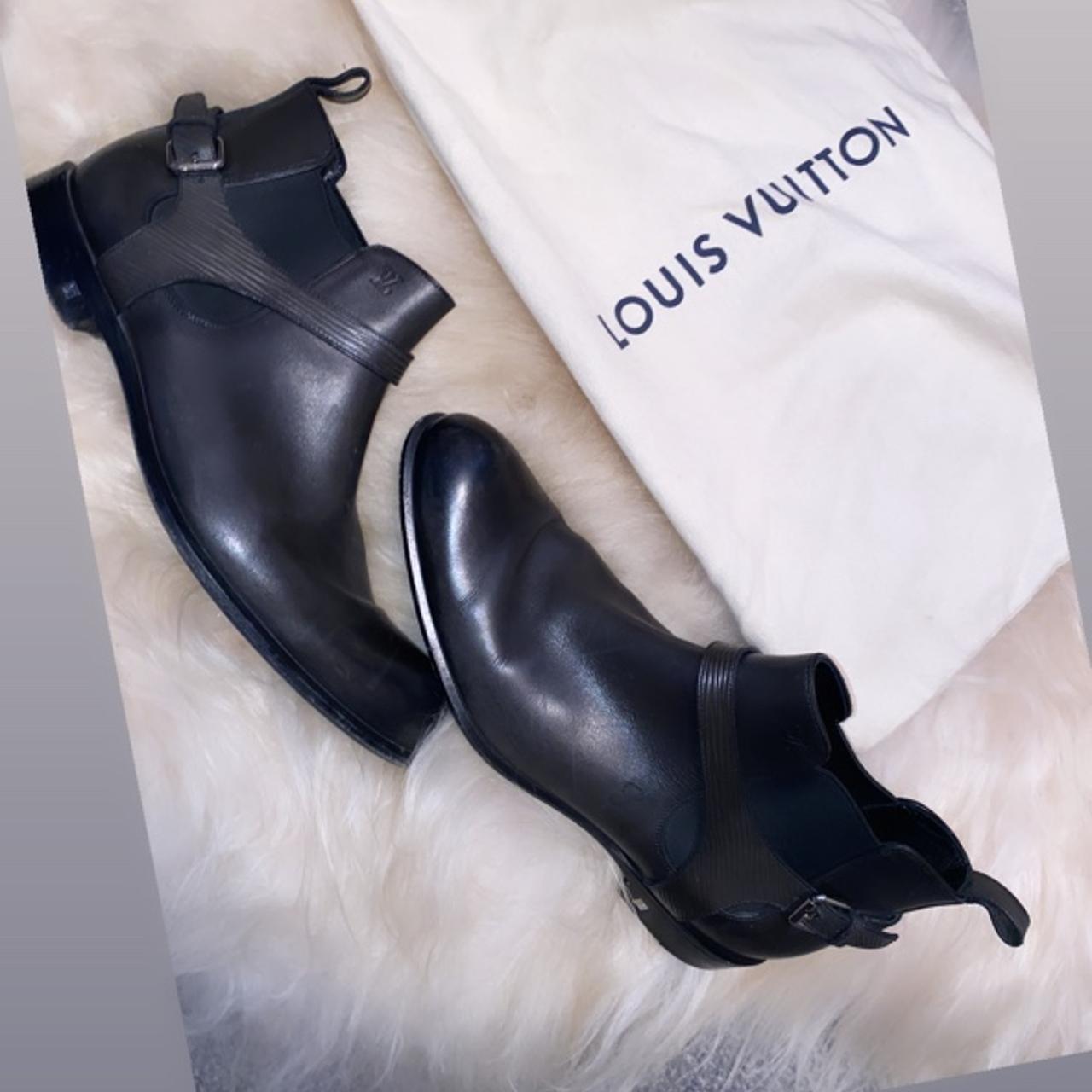 Louis Vuitton Mens Boots, Black, 8 (Stock Confirmation Required)