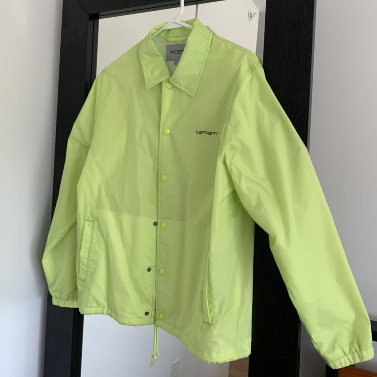 carhartt wip script coach jacket