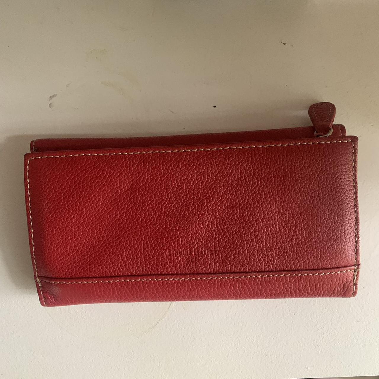 Red Wallet, measures 7”x4”. Only used once for a... - Depop