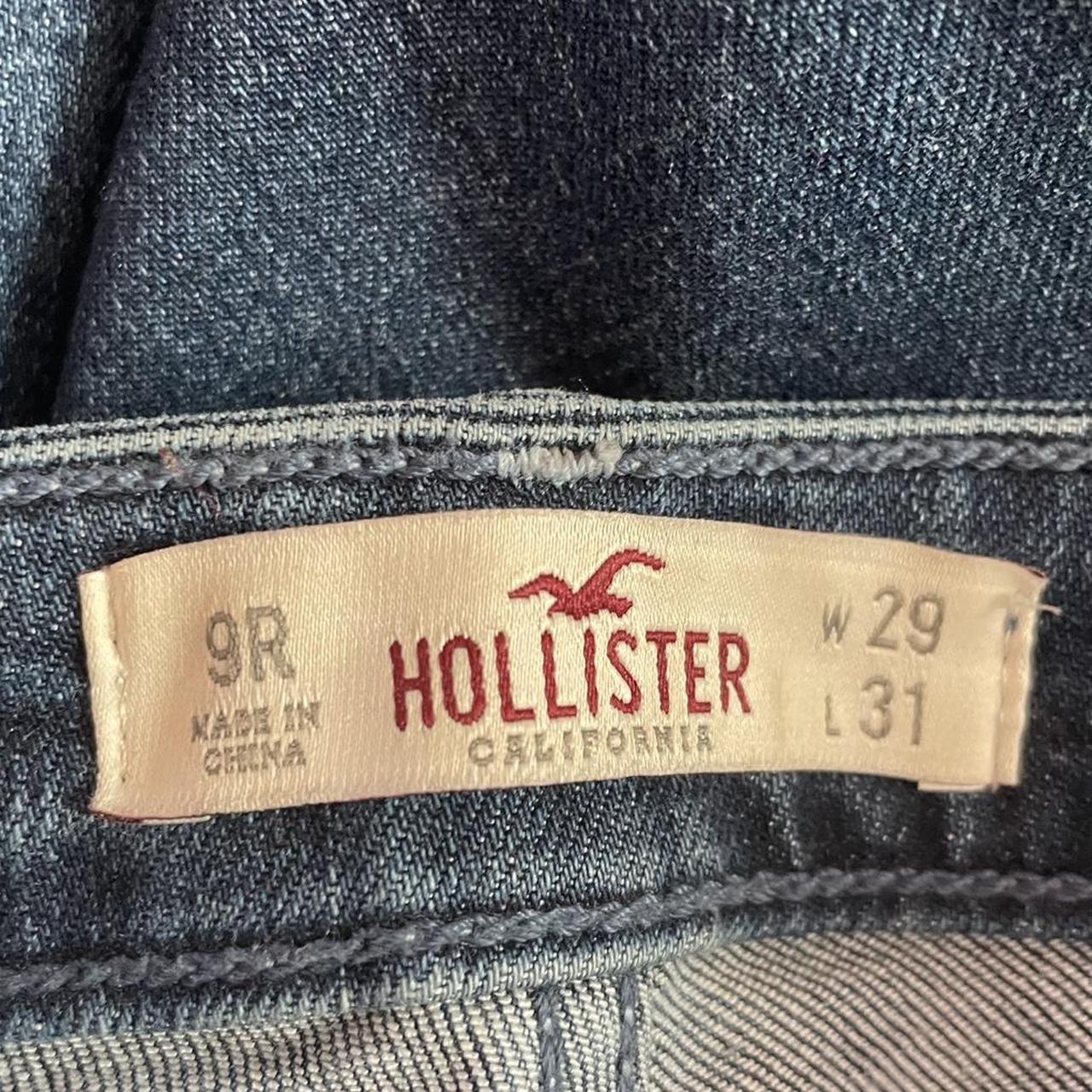 Hollister Patch Jeans, Patch Detailing is sewn on... - Depop