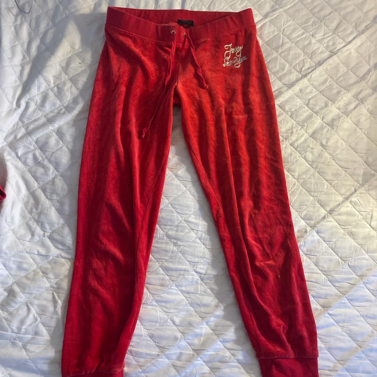 Red juicy couture online bottoms