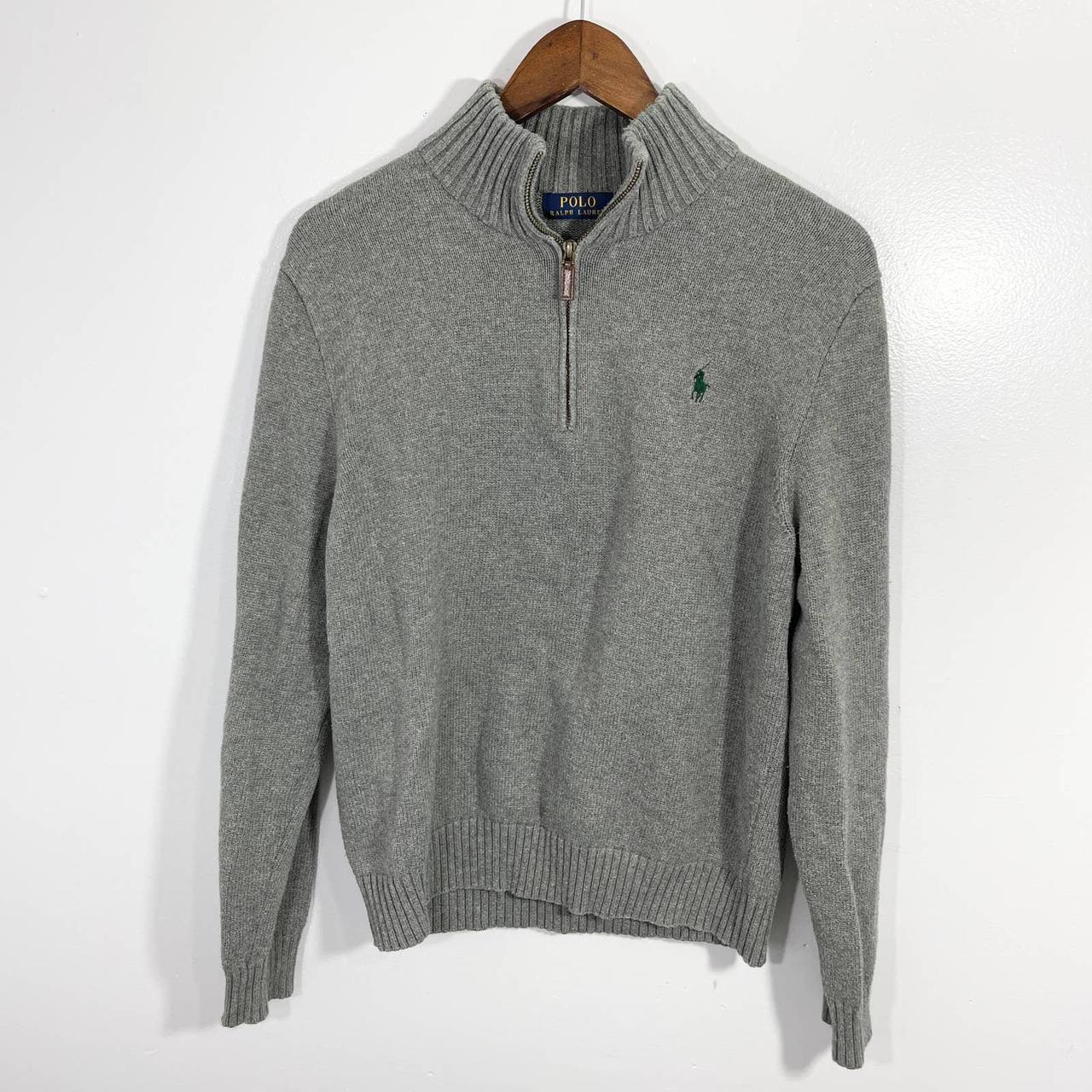 Polo Ralph Lauren 1/4 Zip Sweater Adult Medium M... - Depop