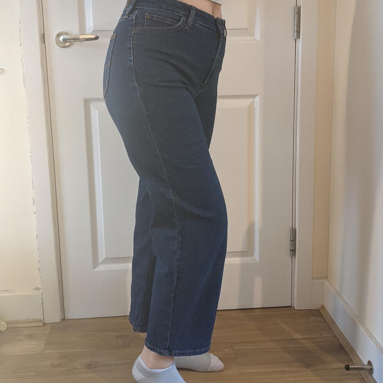 lee wide leg jeans