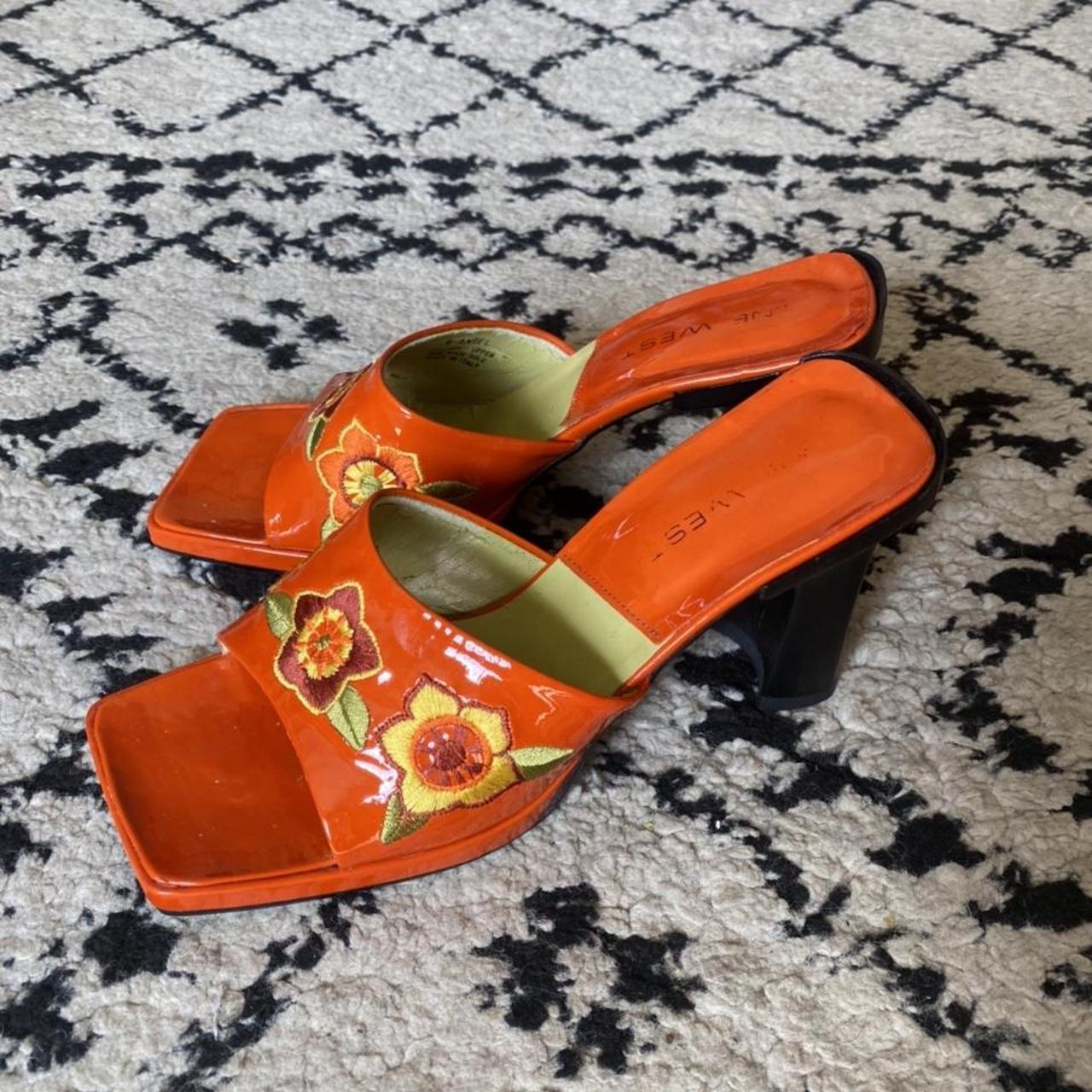 Maryam Nassir Zadeh Women's Orange and Yellow Courts (2)